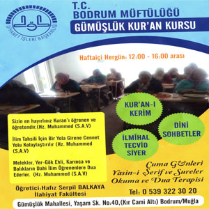 Gümüşlük Kuran Kursu, Myndos Kuran kursu
