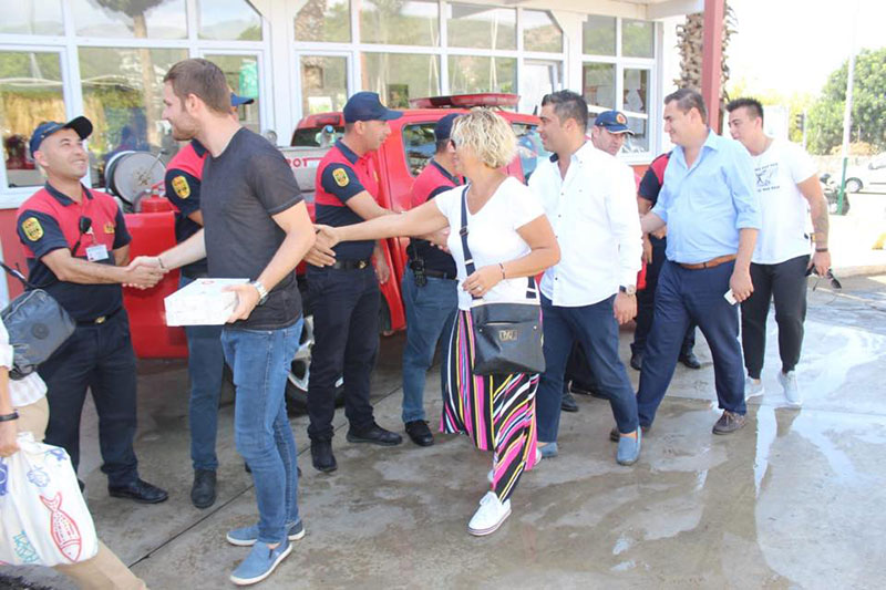 CHP Bodrum'dan İtfaiyeciler Haftası ziyareti 1