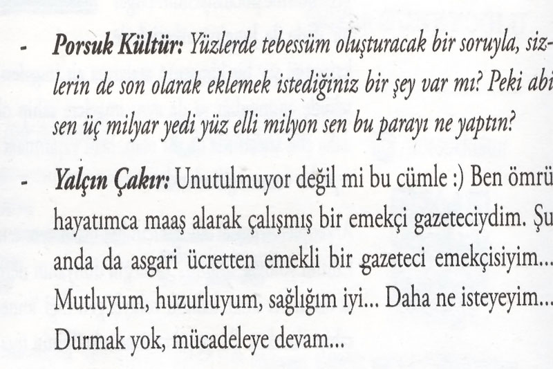 Porsuk Kültür Yalçın Çakır röportajı detay sayfa 15