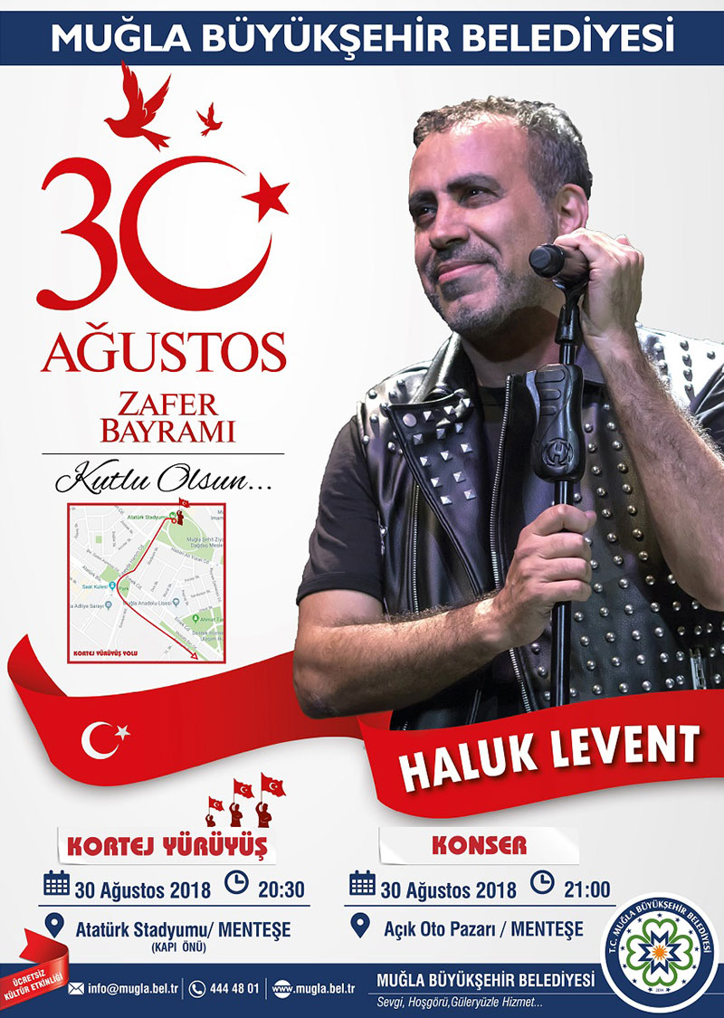 Muğla'da Haluk Levent konseri 2