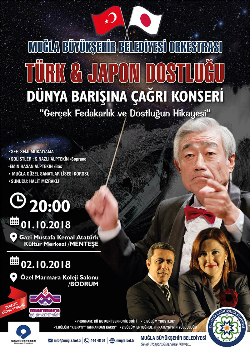 Muğla'da barış ve dostluk konseri