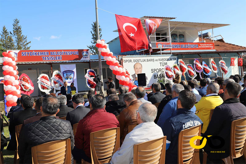 Seydikemer Belediyespor'un tesisleri açıldı 5