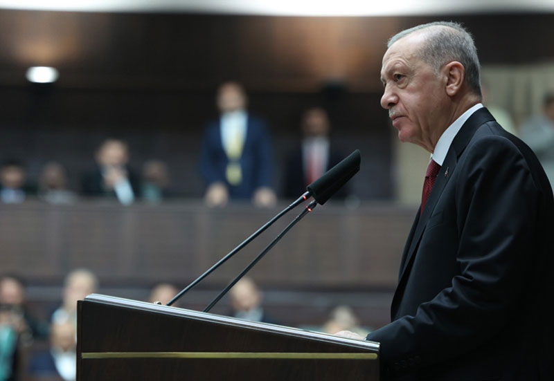 Cumhurbaşkanı ve AK Parti Genel Başkanı Recep Tayyip Erdoğan, Türkiye Büyük Millet Meclisi (TBMM) AK Parti Grup Toplantısı