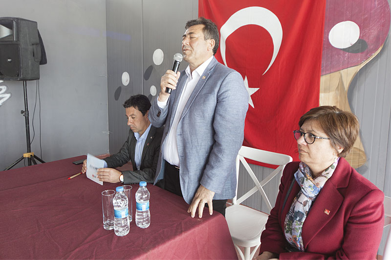 CHP Bodrum Belediye Başkan adayı Ahmet Aras Gümüşlük'te 3