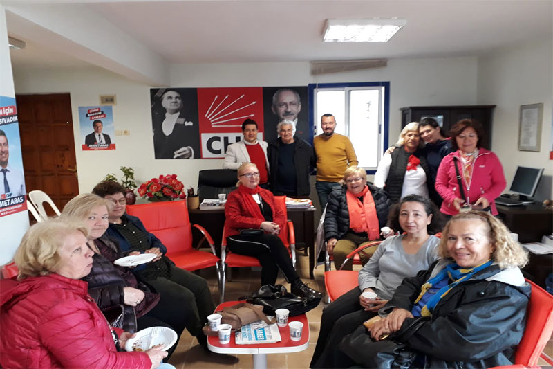CHP Bodrum Belediye Başkan adayı Ahmet Aras Gümüşlük'te 9