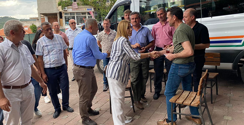 AK Parti Muğla milletvekili Yelda Erol Gökcan Kavaklıdere'ye geldi, 12 Ağustos 2022 - GHA 4