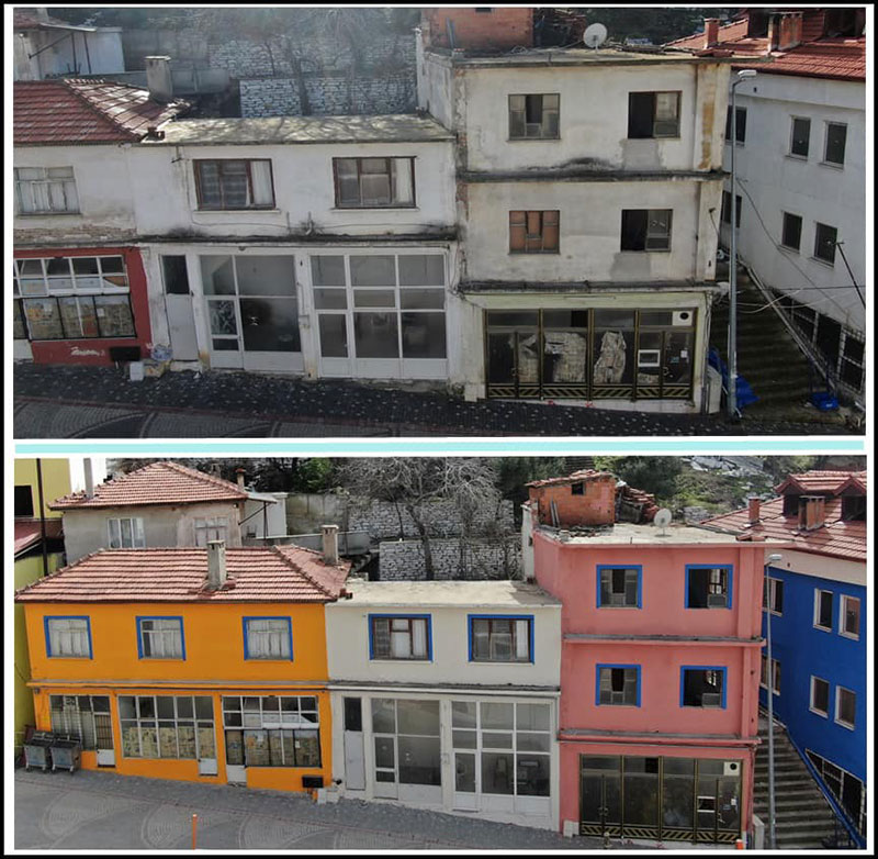 It becomes colorful with its building through Kavaklıdere