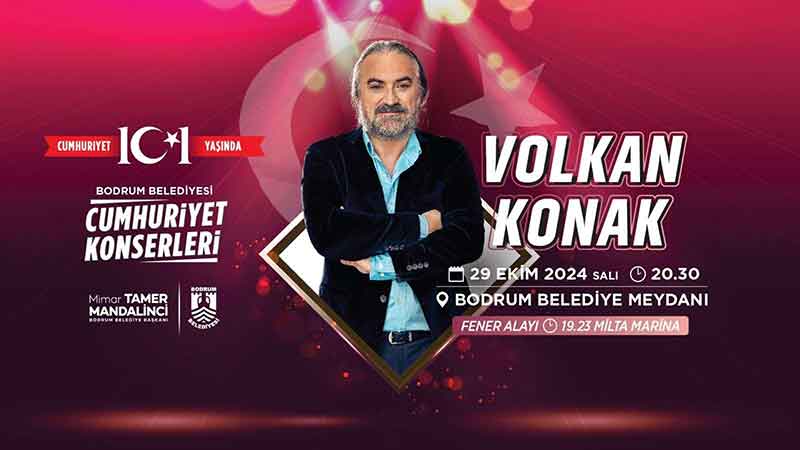 29 Ekim 2024 Bodrum Volkan Konak konseri