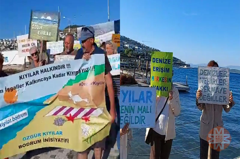 Dere yatağı ve plaja iskeleye karşı eylem, 14 Mayıs 2025