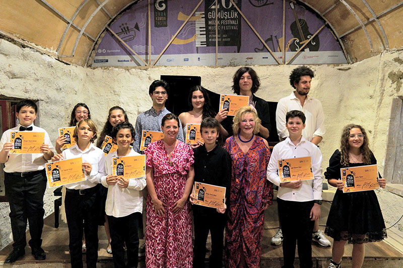 Gümüşlük Festival Akademisi 2. piyano masterclass sertifika töreni 2