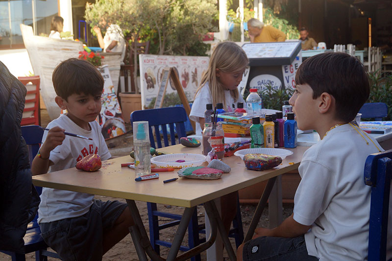 The 1st Gümüşlük Fair Art Exhibition Opens