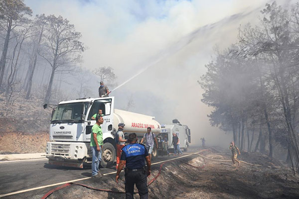 Marmaris Yalancıboğaz orman yangını, 21 Eylül 2022 - GHA