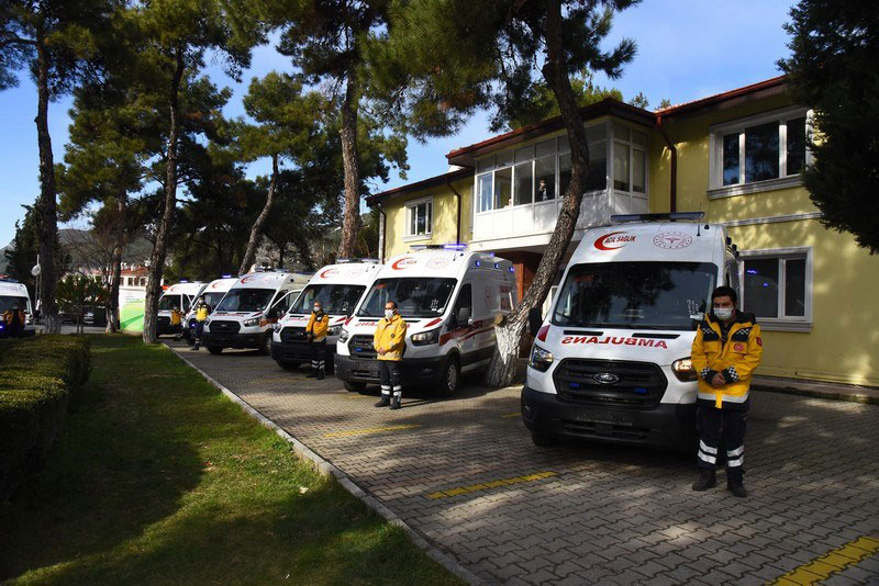 Bakanlıktan Muğla'ya 18 ambulans 2