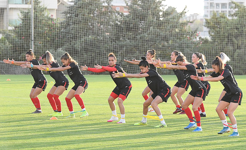 Kadın A Milli Takımı, Kosova maçına hazırlanıyor 6