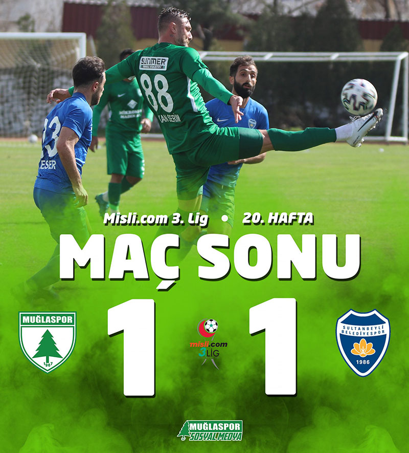 Muğlaspor 1 - 1 Sultanbeyli Belediyespor 2