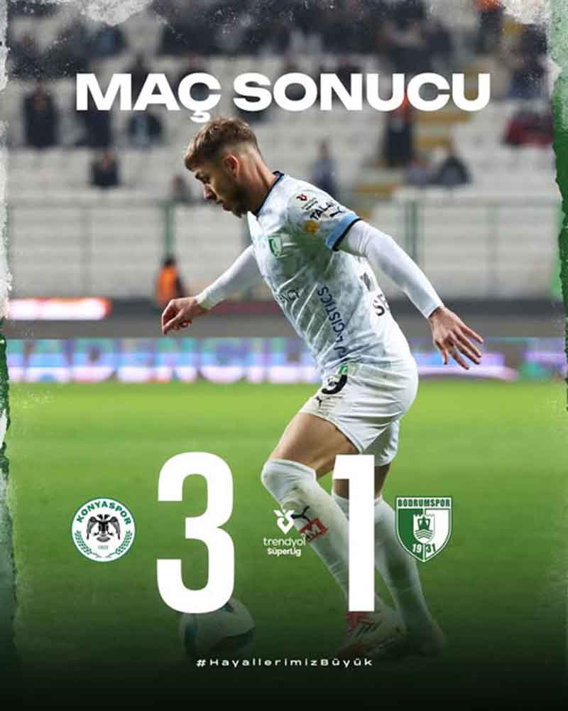 TÜMOSAN Konyaspor 3 - 1 Sipay Boduspor FK