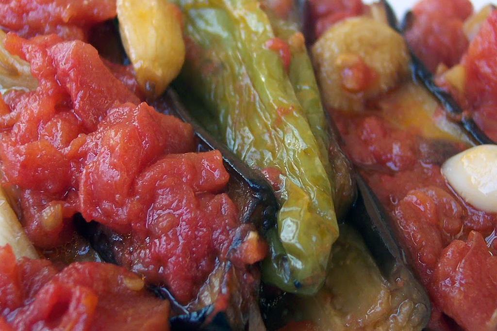 Kırlı Patlıcan Kızartması; Ege mezeleri, ege yemekleri, gümüşlük mutfağı 1