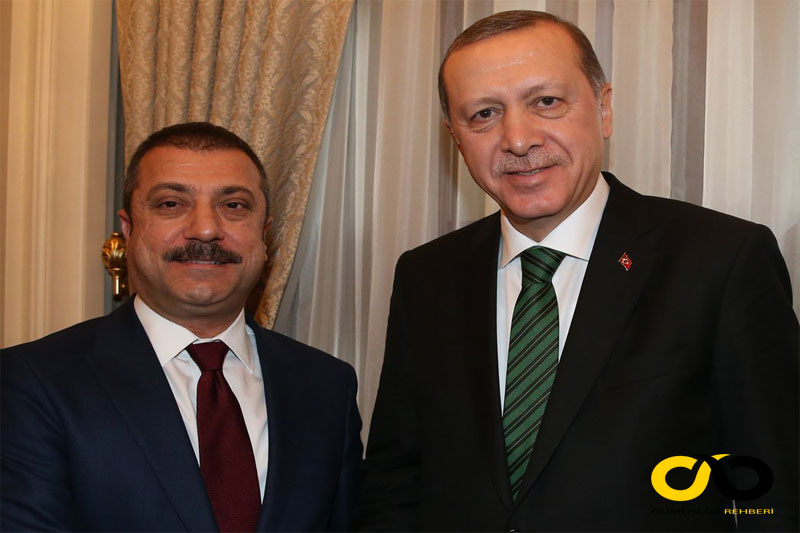Şahap kavcıoğlu, Cumhurbaşkanı Recep Tayyip Erdoğan