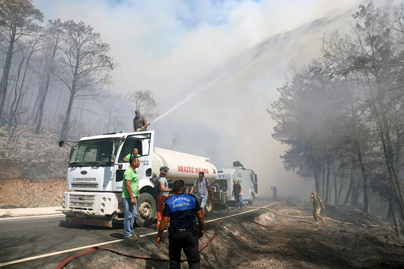 Forest fire in Yalancıboğaz 4