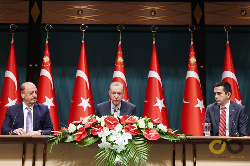 Cumhurbaşkanı Recep Tayyip Erdoğan, yeni asgari ücreti açıkladı, 2022, Aralık