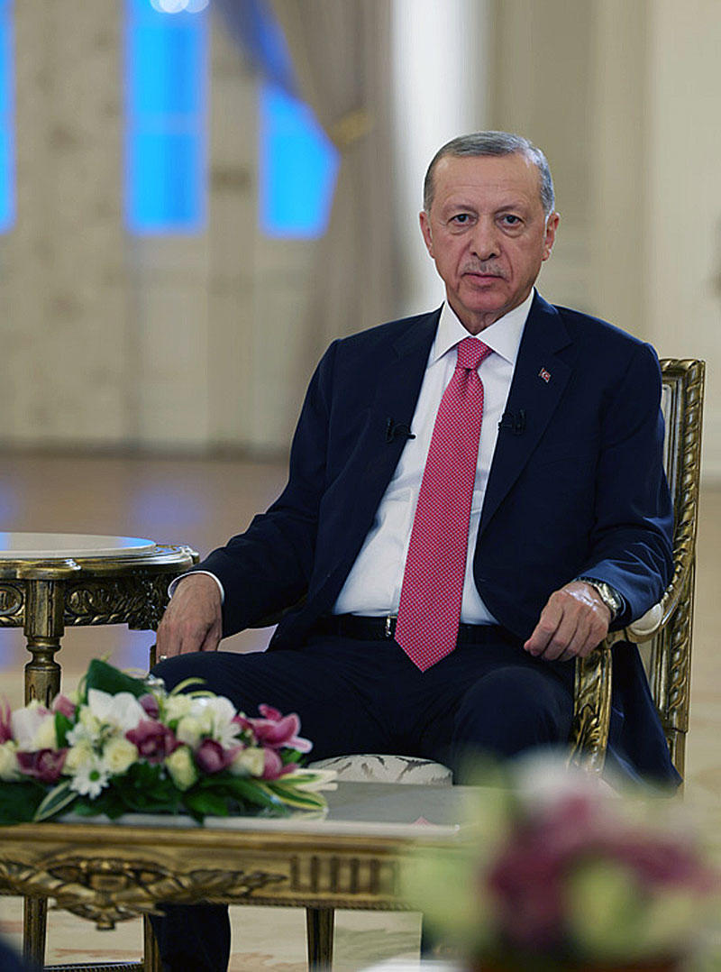 Cumhurbaşkanı Recep Tayyip Erdoğan, NTV canlı yayını