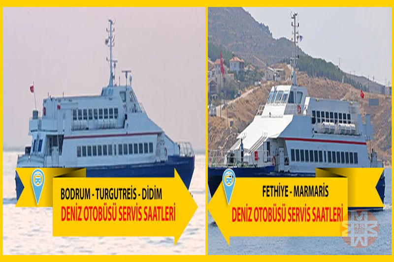 Everything about Muğla sea bus services - 48 News Agency