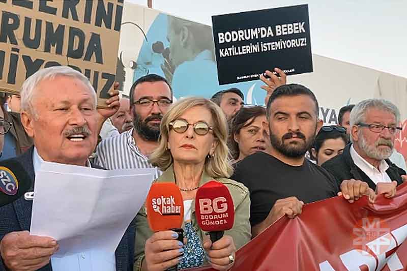 Bodrum'da bebek ölümleri eylemi - 48 Haber Ajansı