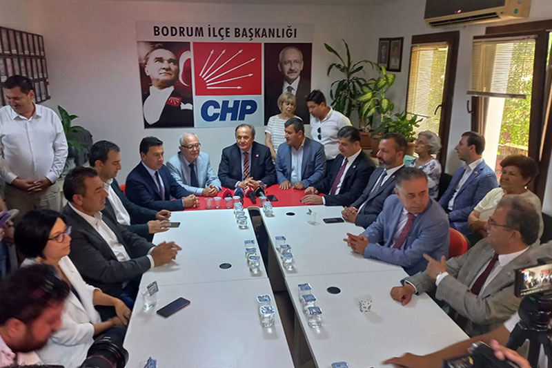 CHP yerel yönetim heyeti Bodrum'da 3