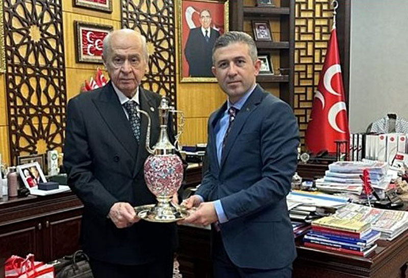 MHP Genel Başkanı Devlet Bahçeli, Bilgehan Bayar - Arşiv - 48 Haber Ajansı